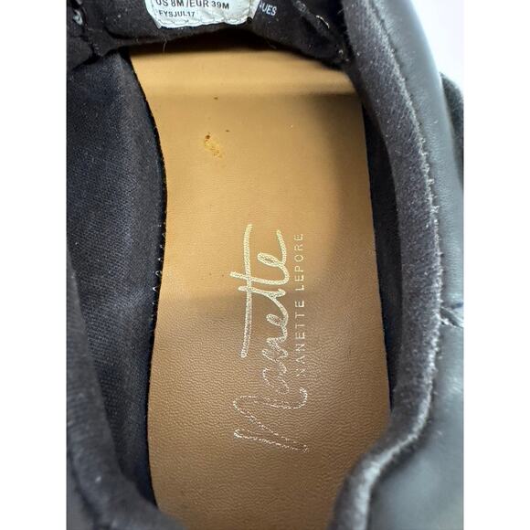 "NANETTE LEPORE" WINSLET, 8, Leather Sneakers, 3-D Flower,Fairy,Whimsygoth, - Picture 13 of 13